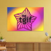 OMG! tgif キャンバスプリント (インサイチュ (リビング))