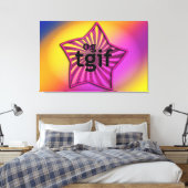 OMG! tgif キャンバスプリント (インサイチュ (寝室))