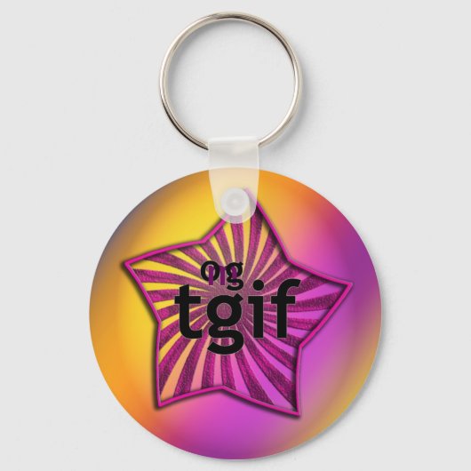 OMG! tgif キーホルダー (正面)