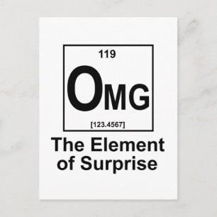 OMG The Element Os Surprise ポストカード