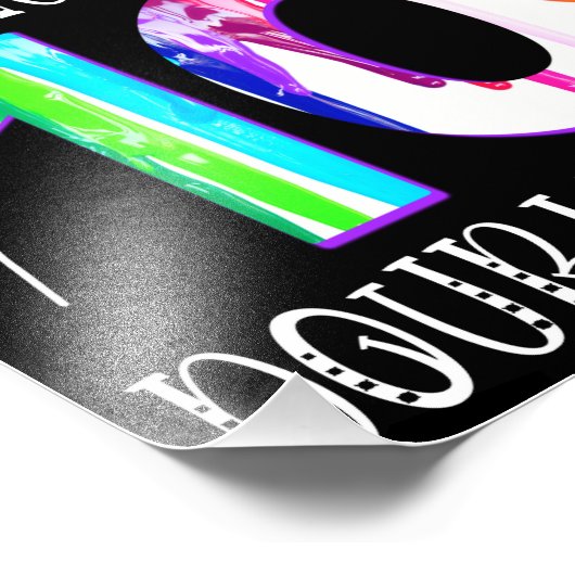 OMG! This Kid Is Now 10 Double Digits Paint Drip フォトプリント (角)