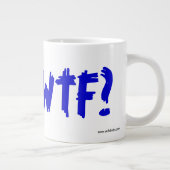 OMG! WTFか。 ジャンボコーヒーマグカップ (右)