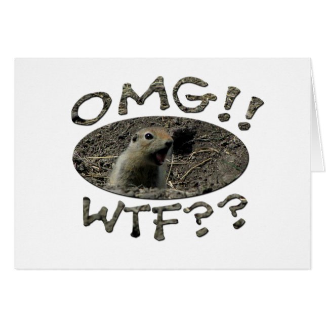 OMG WTFのホリネズミ (正面横)