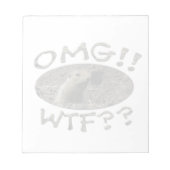 OMG WTFゴッパー ノートパッド (正面)