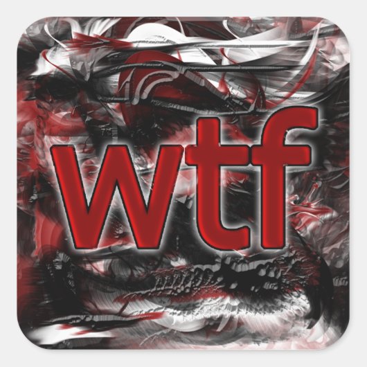 OMG!wtf スクエアシール (正面)