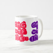 OMG WTF IDK!! コーヒーマグカップ (正面右)