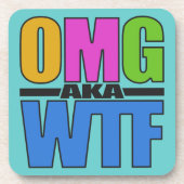 OMGaka WTFカスタムコースター コースター (正面)