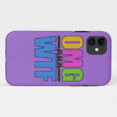 OMGaka WTFカスタムiPhoneケース Case-Mate iPhoneケース (裏面(横))