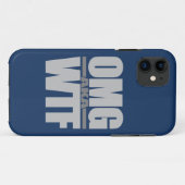 OMGaka WTFカスタムiPhoneケース Case-Mate iPhoneケース (裏面(横))