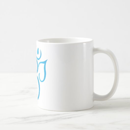 Omganpati turqoise コーヒーマグカップ (右)