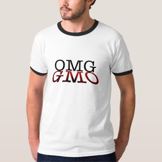 OmgGmoの見通し Tシャツ (正面)