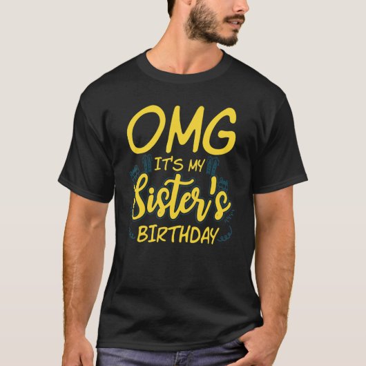 OMGitsマイシスターズ誕生日女性シブリングプライドL Tシャツ (正面)