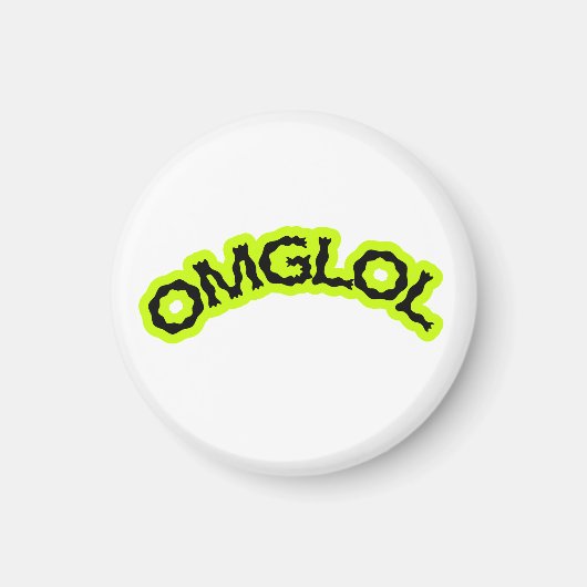 OMGLOL レトロ2000年代 マグネット – 楽しくて遊び心満載 (正面)