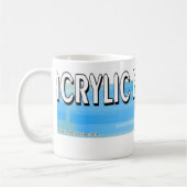 OmiおよびSeikiのロゴのマグ コーヒーマグカップ (左)