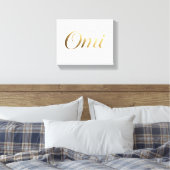 Omi Canvas Wall Art Grandma  キャンバスプリント (インサイチュ (寝室))