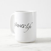 OMING™の生命マグ コーヒーマグカップ (正面左)