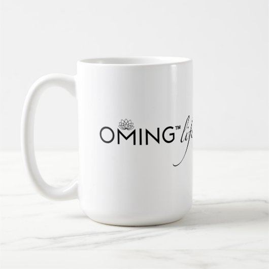 OMING™の生命マグ コーヒーマグカップ (左)