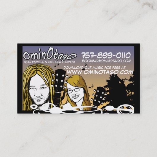 OminOtagOの接触(新しい!) 名刺 (正面)