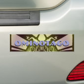 OminOtagOの種族のバンパーステッカー バンパーステッカー (車上)