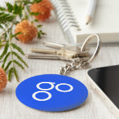 OmiseGO OMG Basic Keychain キーホルダー (側面)