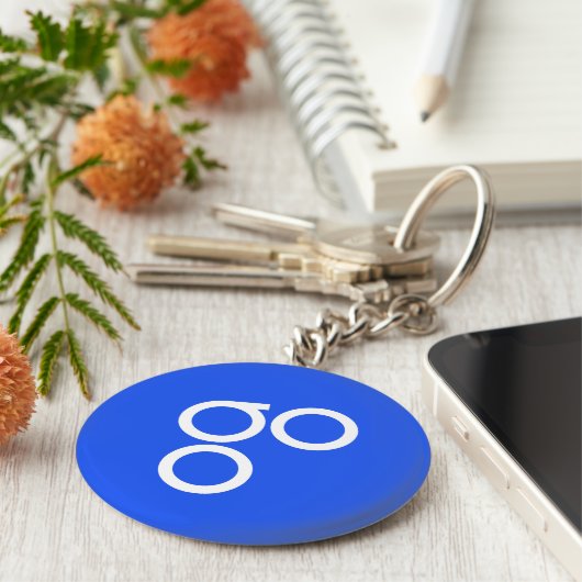 OmiseGO OMG Basic Keychain キーホルダー (側面)