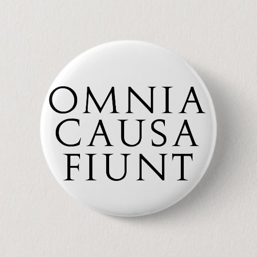 OmniaのCausa Fiunt 缶バッジ (正面)