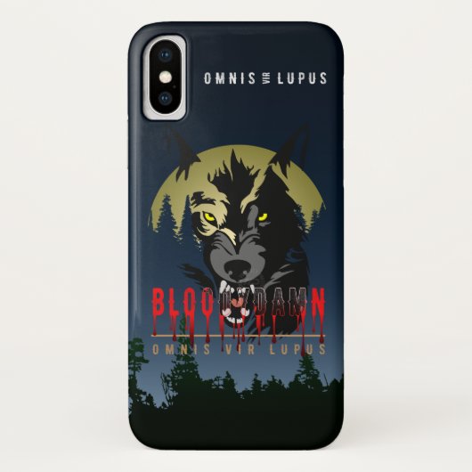 Omnis vir Lupus (Everyone is Wolf ) | Case-Mate iPhoneケース (裏面)