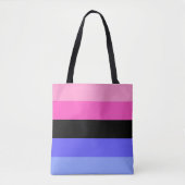 Omnisexual Pride Flag トートバッグ (正面)