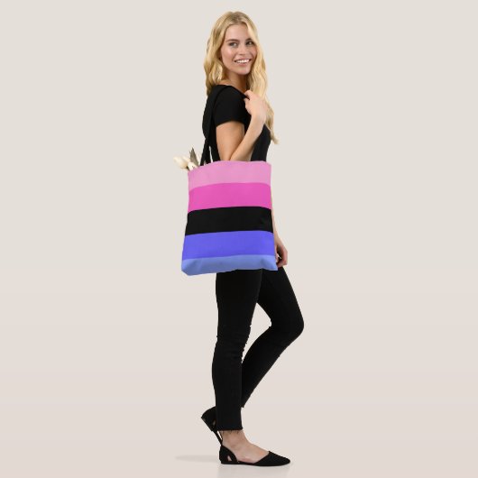 Omnisexual Pride Flag  トートバッグ (モデル)