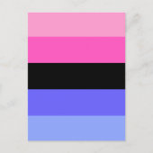 Omnisexual Pride Flag ポストカード (正面)