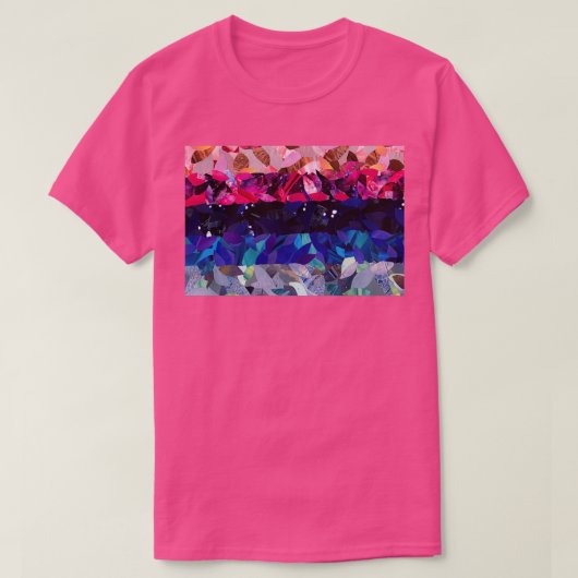 Omnisexual Pride Flag Tシャツ (デザイン正面)