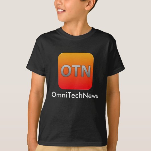 OmniTechNewsのTシャツ-子供、男の子 Tシャツ (正面)