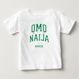 Omo-Naija — ナイジェリアの伝統 ベビーTシャツ