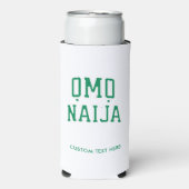 Omo-Naija パーソナライズド スリム缶クーラー (Seltzer正面)