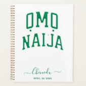 Omo-Naija パーソナライズド プランナー手帳 (正面)