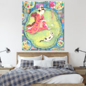 Omohide Garasu: A Little Glass Memory キャンバスプリント (インサイチュ (寝室))