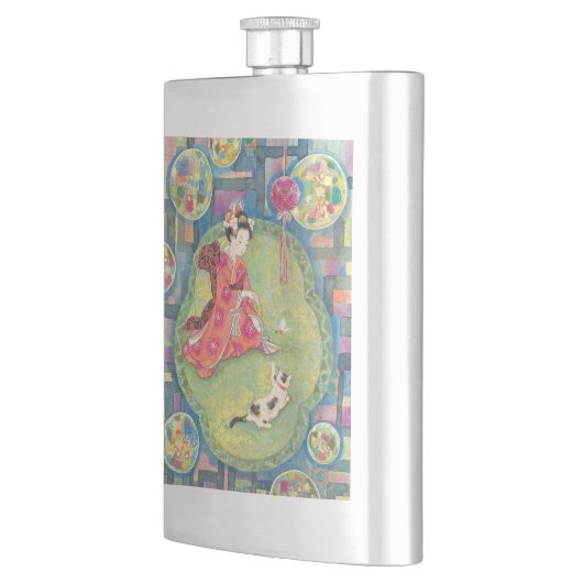 Omohide Garasu: A Little Glass Memory  フラスク (左)