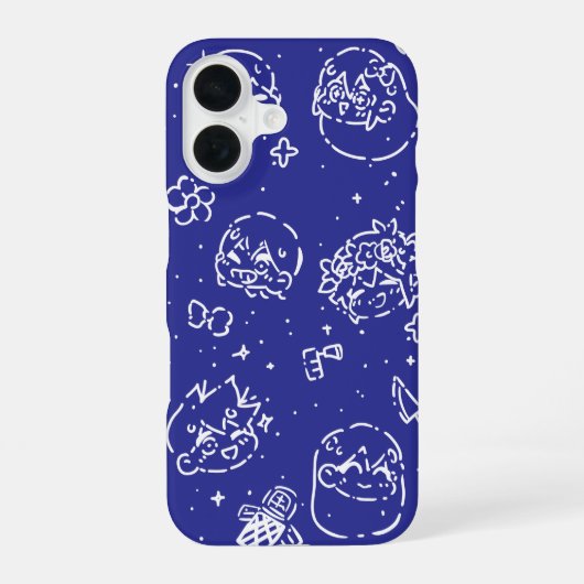 omori background iPhone 16ケース (裏面)
