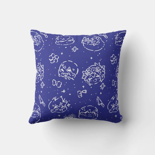 omori pattern クッション (裏面)