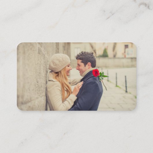 Omphalodes青い色のQRコードエンクロージャカード エンクロージャーカード (裏面)