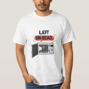 "on離れ"読マイクロ波チャットバブルグラフィックT-Shi Tシャツ