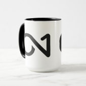 ON1ブラックロゴマグ マグカップ (正面左)