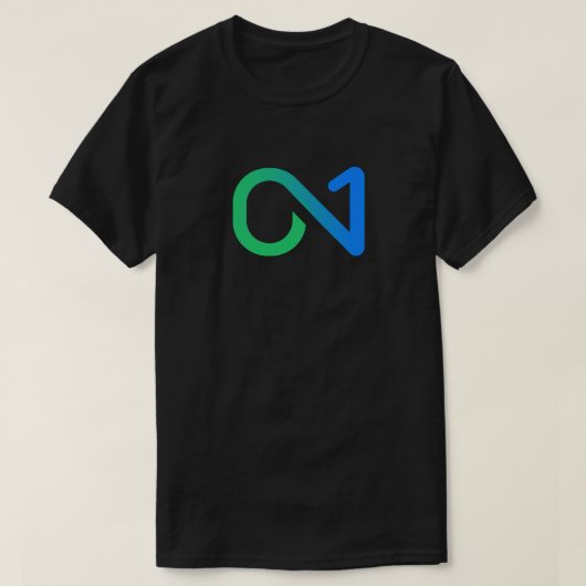 ON1 (Blue Green)ロゴTシャツ Tシャツ (デザイン正面)