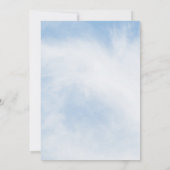 On モダン Cloud 9ブライダルシャワー 招待状 (裏面)