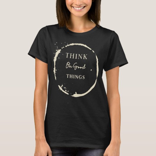 On 考え Good Things Aperel Tシャツ (正面)