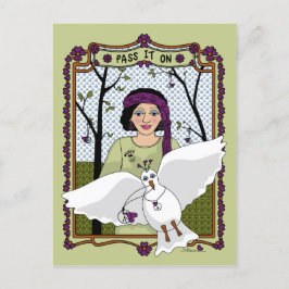 On_A_はがきに渡す ポストカード