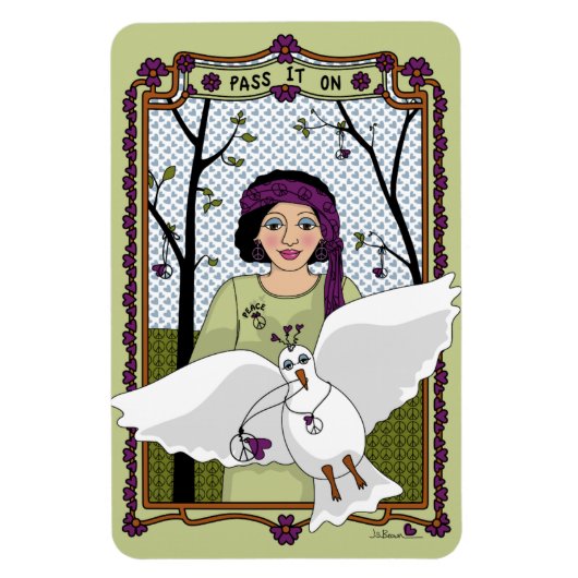 On_A_4x6冷蔵庫に渡す マグネット (縦)