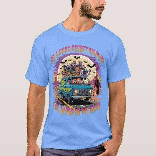 On A Dark Desert Highway Tシャツ (正面)