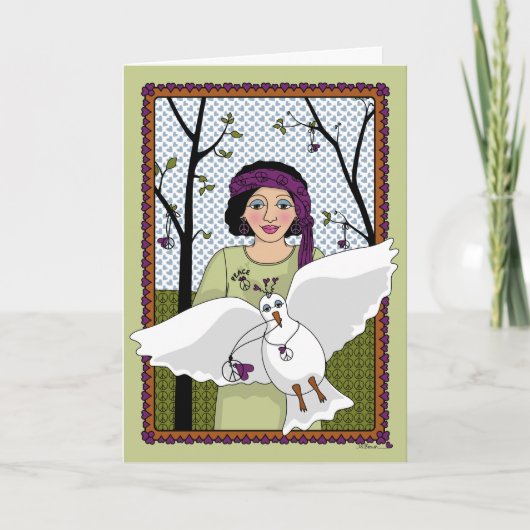 On_A_Greetingカードを渡す カード (正面)