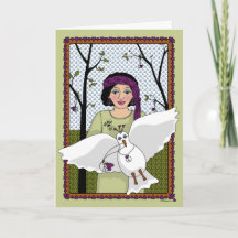 On_A_Greetingカードを渡す